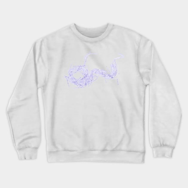 Rod-shaped bacteria, possibly Lactobacillus sp., under the microscope Crewneck Sweatshirt by SDym Photography